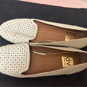 DV by Dolce Vita Cream Perforated Flats
